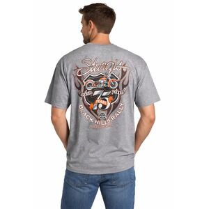 Sturgis 2015 75th Anniversary Black Hills Rally Tee Men's Size XL Biker Moto